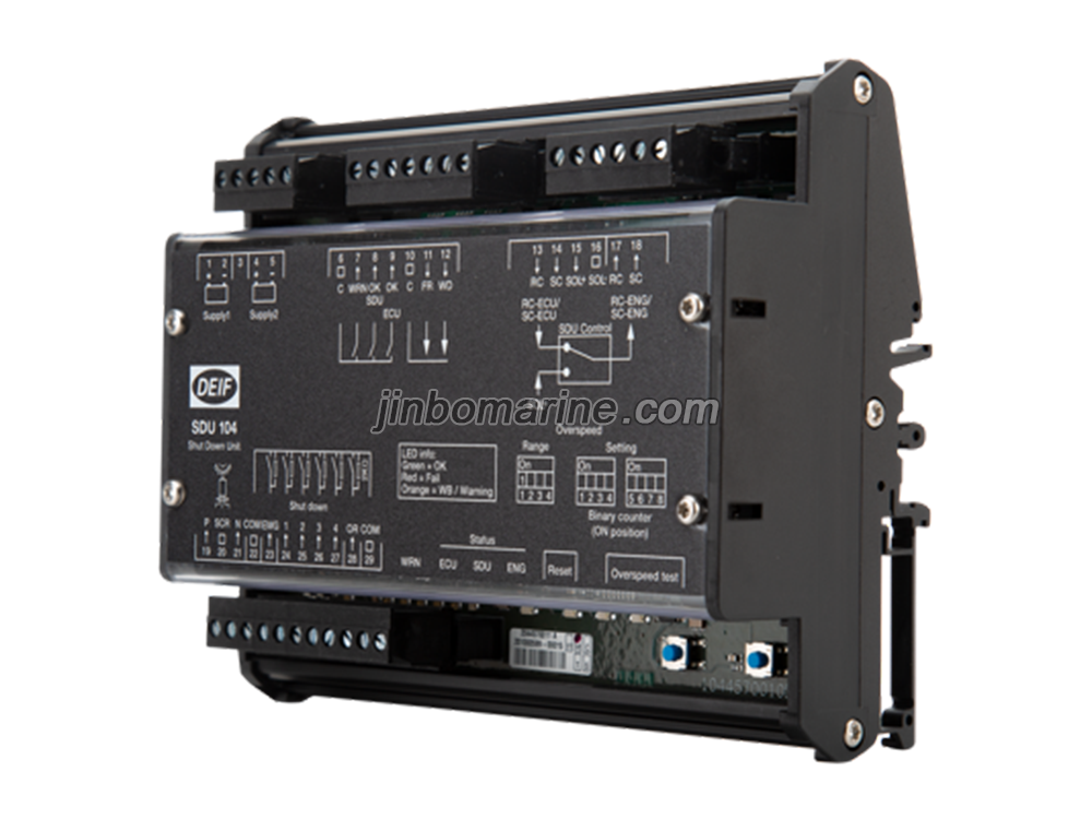 SDU 104 DEIF Marine engine shutdown unit - Image 2