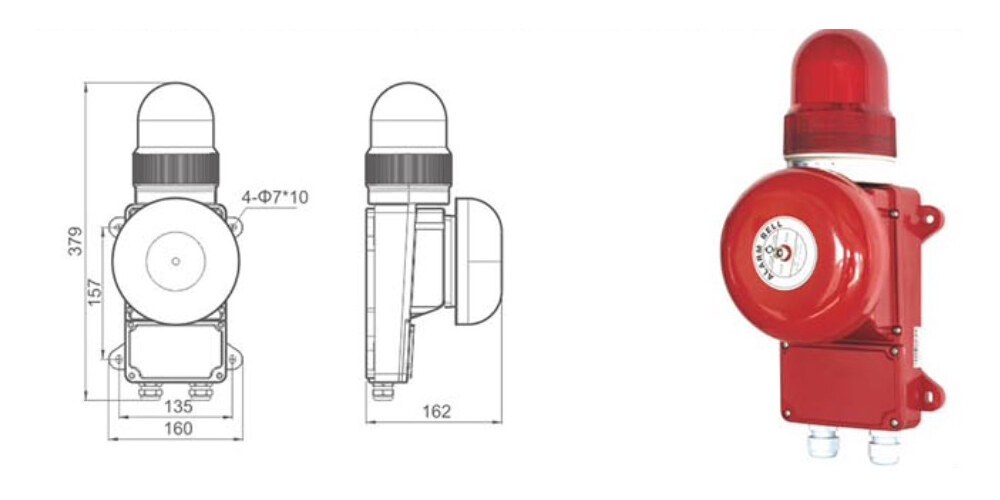 SG-6BLZ SG-6BLJ Marine Alarm Siren