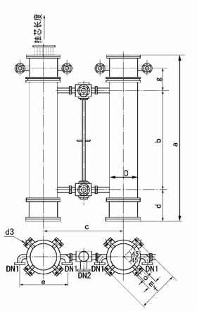 SGLL type duplex vertical oil cooler
