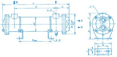 SL type tube cooler