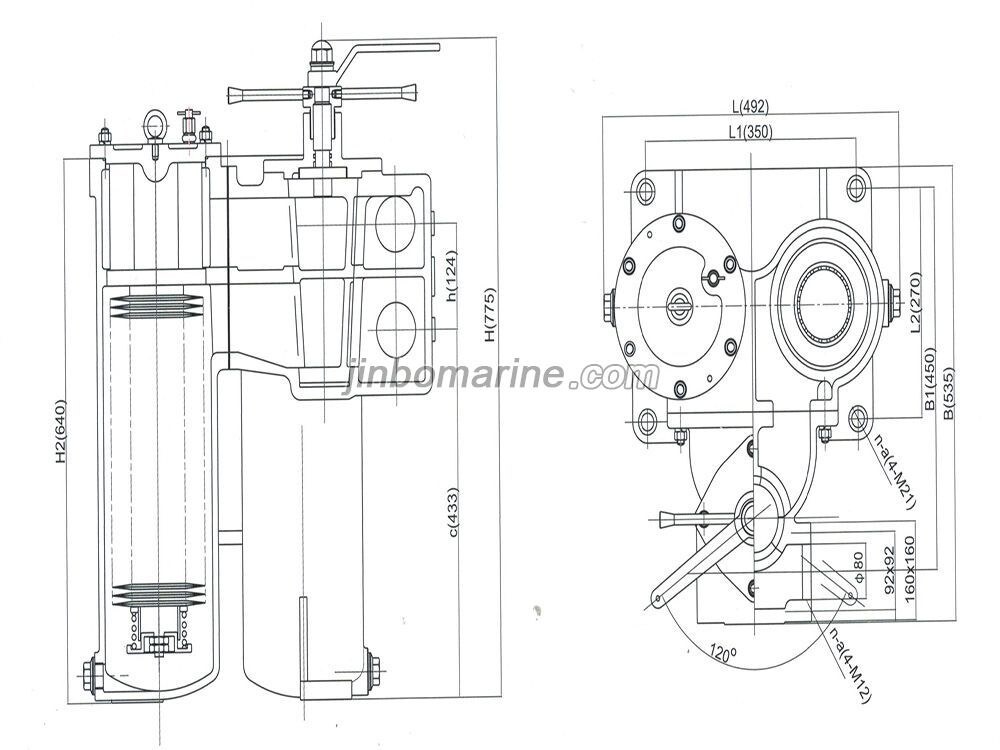 SPL200 Model Double-cylinder Mesh Type Filter
