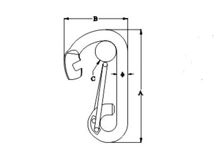 Spring Hook ,SS304 OR SS316
