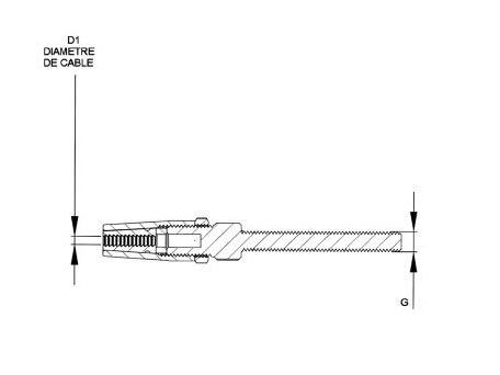 Swageless Thread Terminal, SS304 OR SS316