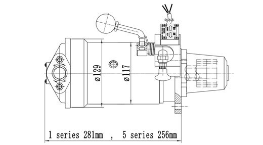 SXC027 Mechanical Spring Starter For Emergency Diesel Engine