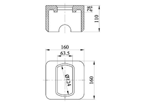 Single Raised ISO Foundation