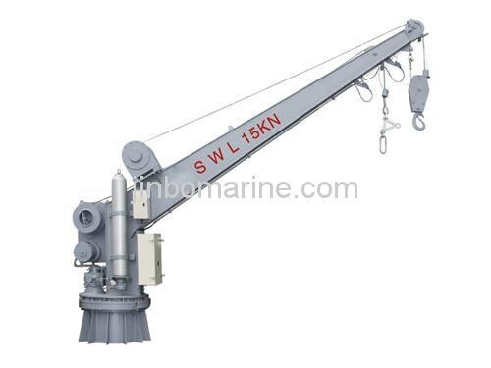 Single Arm Rotary Boat Davit With Crane - Image 2