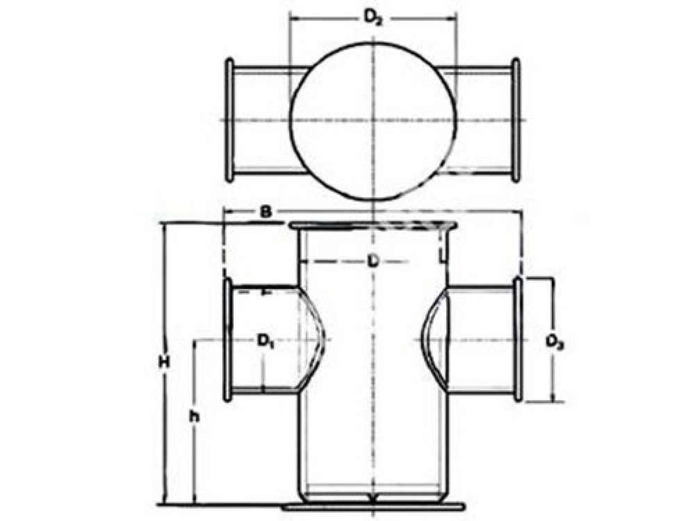 JIS F-2804 Single Cruciform Bollard - Image 2