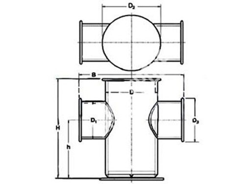 JIS F-2804 Single Cruciform Bollard