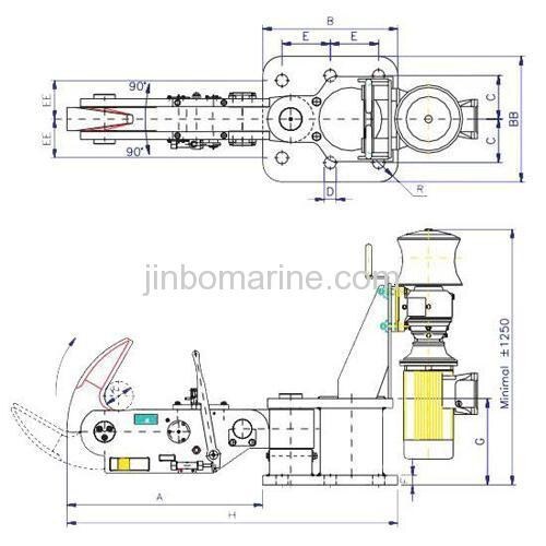 Single Quick Release Mooring Hook