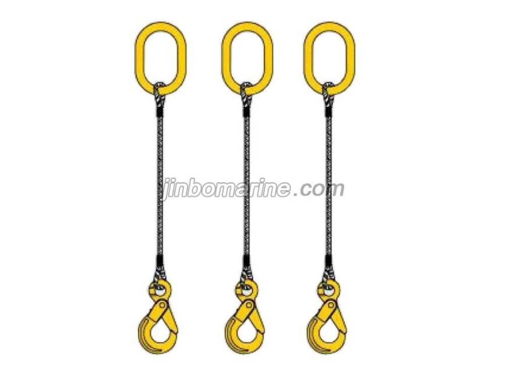 Slingle leg spliced wire rope sling for sale - Image 1