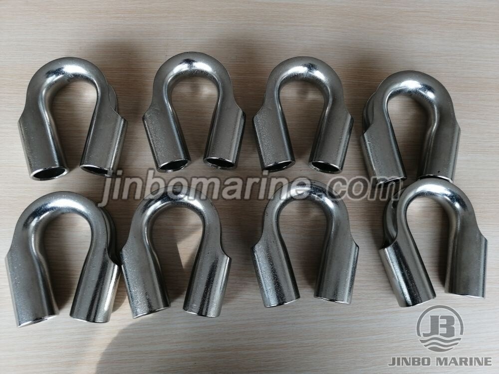 Stainless Steel Tubular Wire Rope Thimble - Image 1