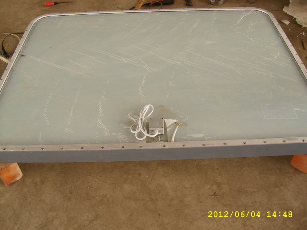 Steel Fixed Rectangular Window for Wheelhouse with Electrically Heating Glass - Image 1