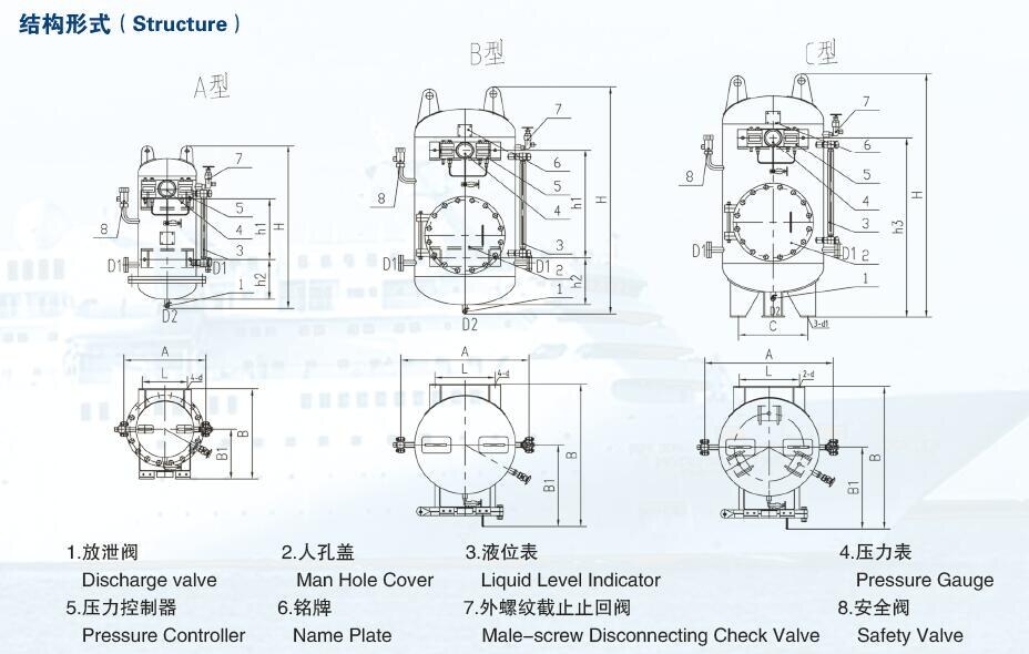 YLG Series Freshwater Hydrophore Seawater Hydrophore
