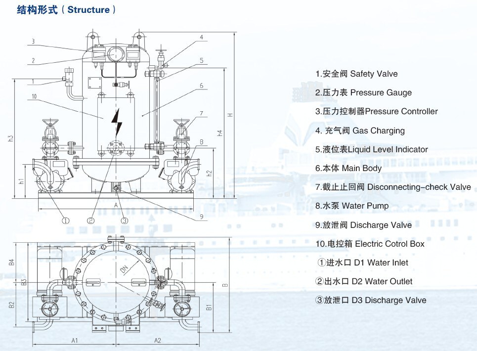ZYG Series Combination Pressure Water Tank