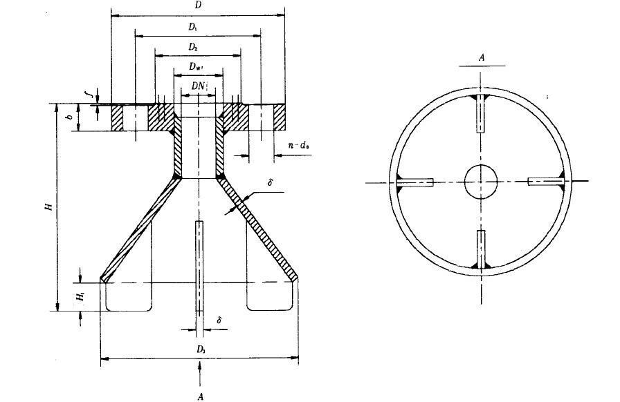 Suction Inlet CB/T495-1995 Type A/AS