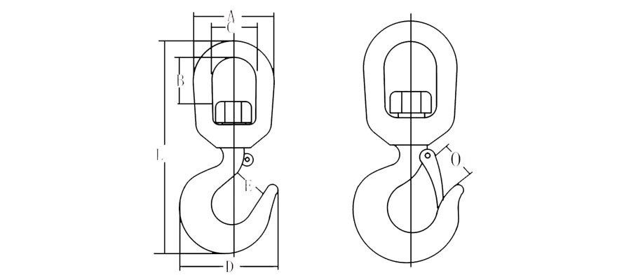 Swivel Hooks S322