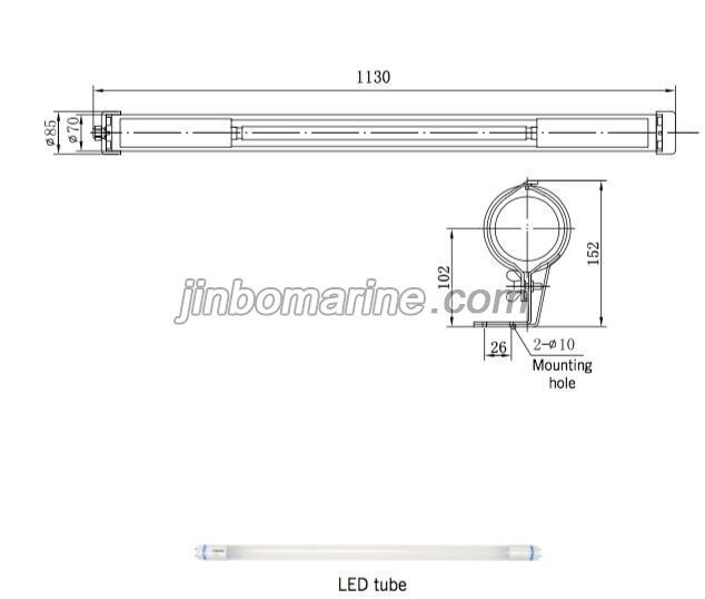TCYC10-GL LED Pendant Light