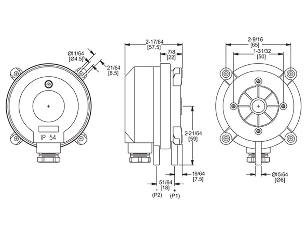 TEB930 Differential Pressure Switch