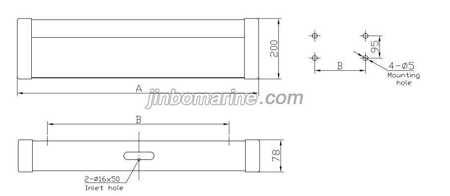 TPYA20-Y Fluorescent Corner Light