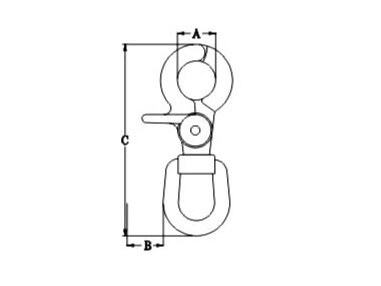 Tringger Snap (Swivel End), SS304 OR SS316 CSSH07