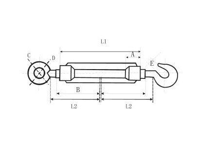 Turnbuckle DIN 1480(SS304 OR SS316)