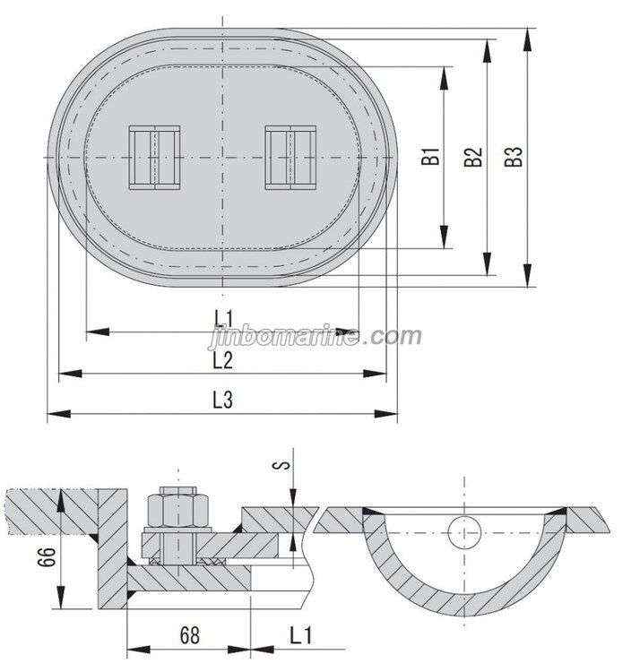 Marine Manhole Cover CB/T19-2001