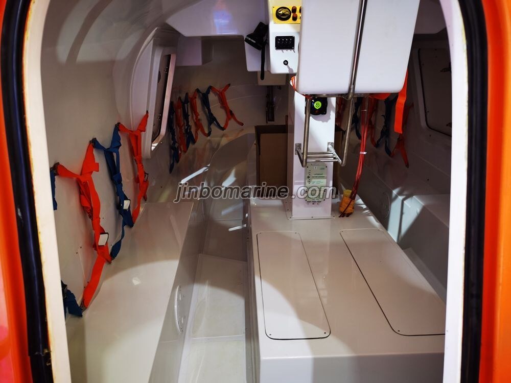 TZG75C FRP fully enclosed life-saving and rescue boat