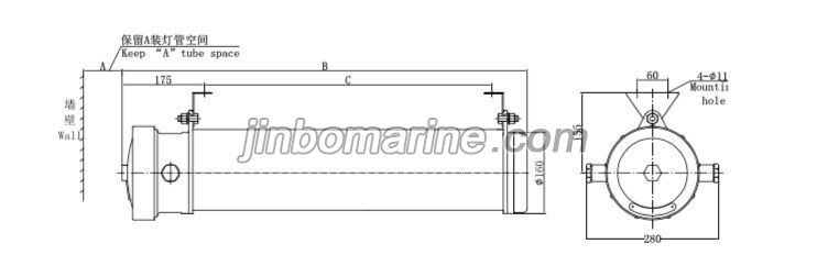 TdyF152 Flame Proof Type Ex-proof Flurescent Light