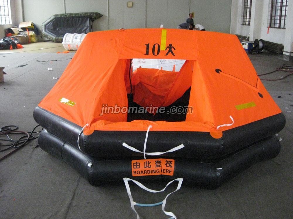 Throw Over Board Inflatable Liferaft SOLAS B PACK - Image 1