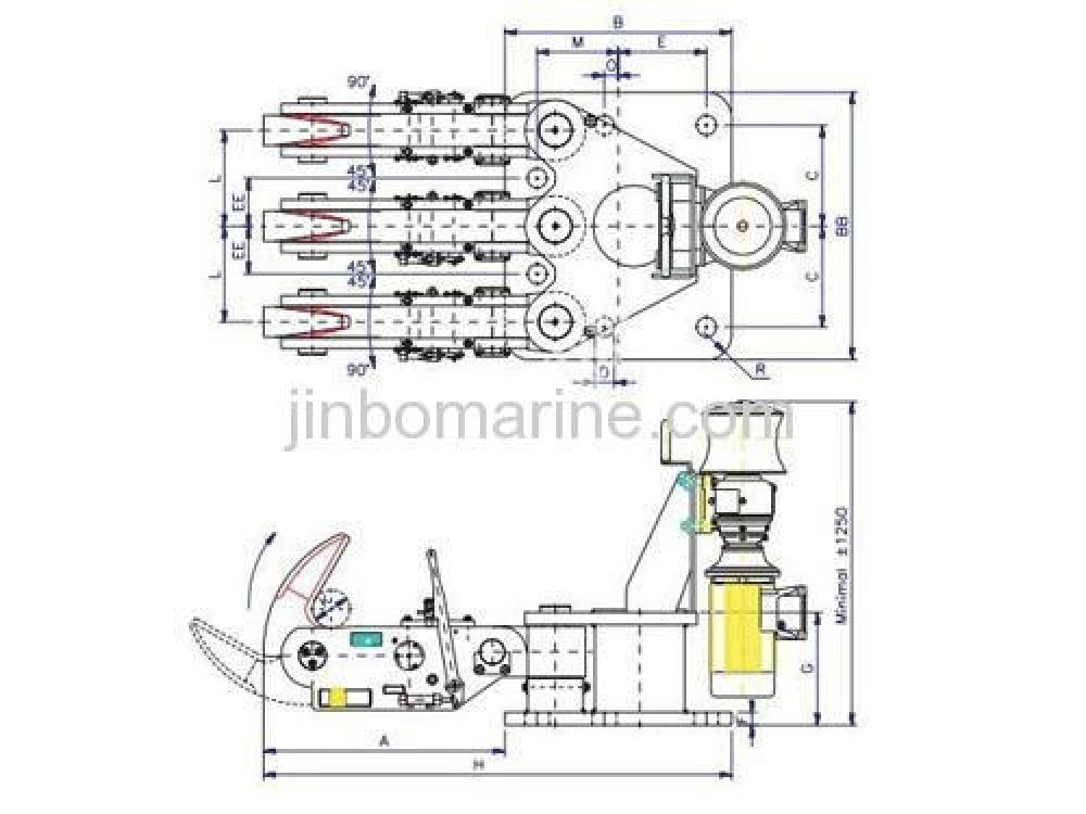 Triple Quick Release Mooring Hook - Image 2