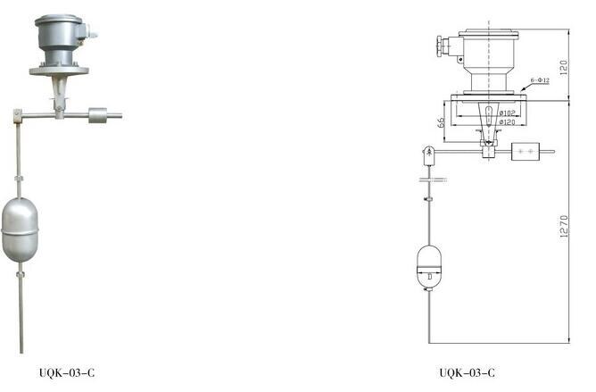 UQK-03-C Top Mounted Marine Float Level Controller