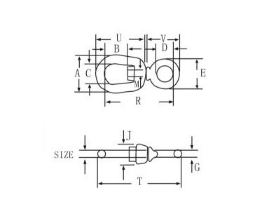 US Type Swivel G-401