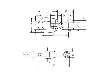 US Type Swivel G-403