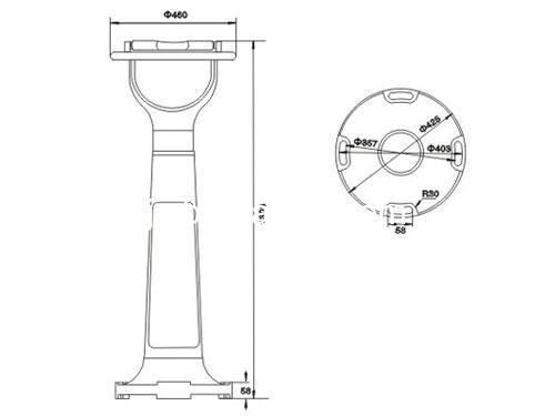 Vertical type Bearing Repeater Support