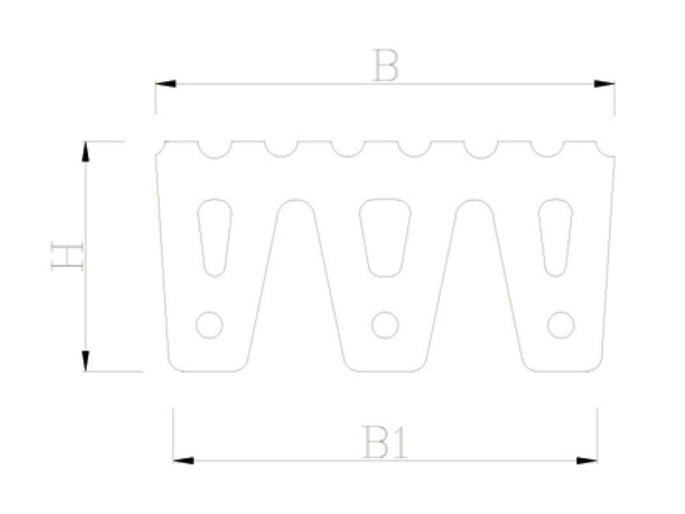 W Type Rubber Fender