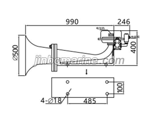 WD-2A Fog Horn