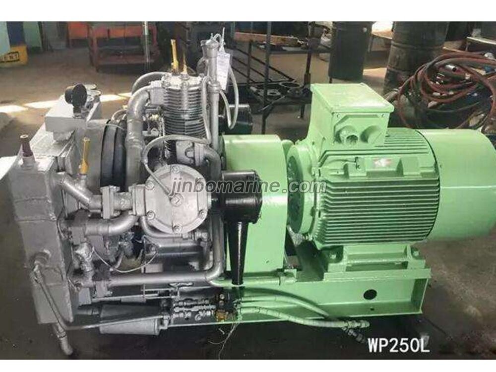 WP250L Large Capacity Medium Pressure Air Cooled Marine Air Compressor - Image 1
