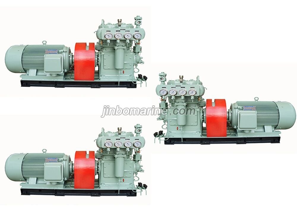Water-cooling Two Stage Compressed Vertical Type Marine Air Compressor HC-265B - Image 1