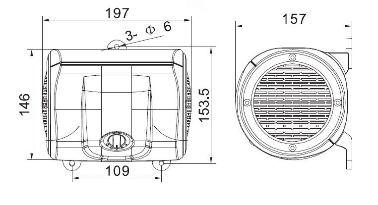 YDC-5S Double Face Type Speaker
