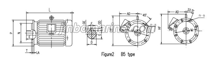 YD&mdash;H Three Phase Induction Marine Electronic Motor