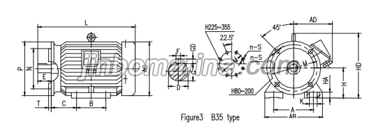 YD&mdash;H Three Phase Induction Marine Electronic Motor
