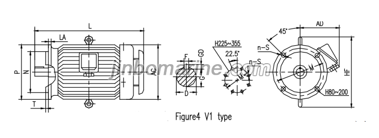 YD&mdash;H Three Phase Induction Marine Electronic Motor