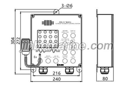 YKG-1/2E Explosion-Proof Remote Station For Public Address
