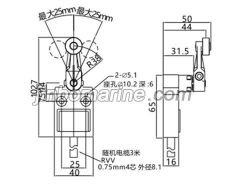 YN-3104-FS Waterproof Travel Switch