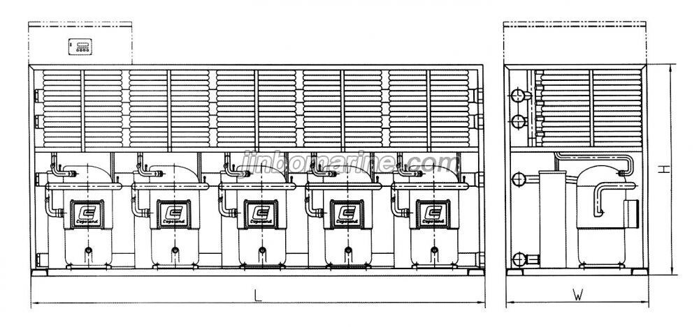 YTLS-300 Navy Water Chiller Module