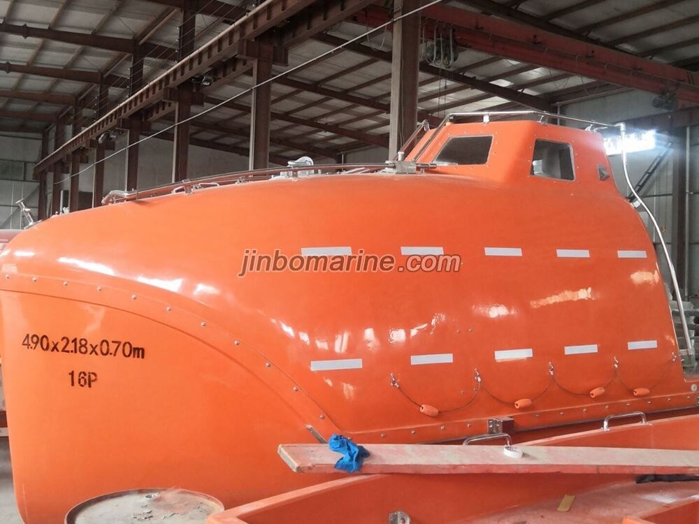 YZ49FC 4.9 Meters Fire-Resistant Free Fall Lifeboat - Image 1