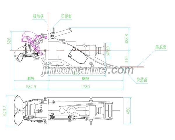 ZLB32 Yacht Dedicated Water Jet Propulsion Pump