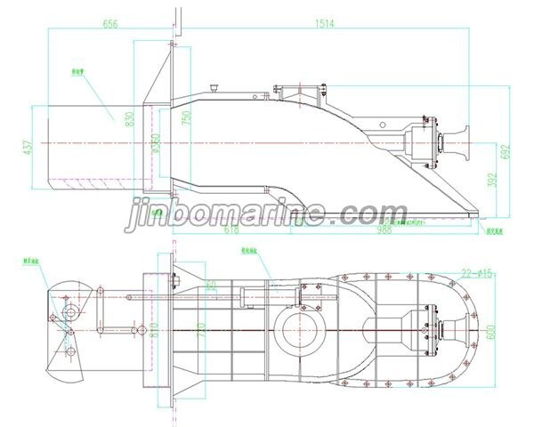 ZLB45C Engineering Ship Water Jet Propulsion Pump
