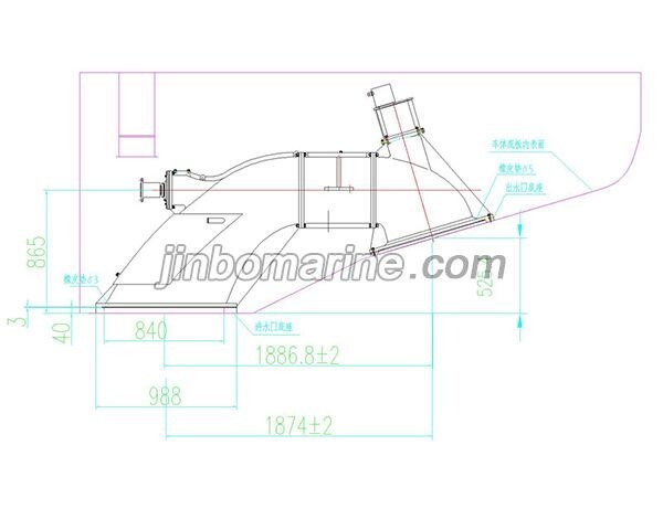 ZLB45D Engineering Ship Water Jet Propulsion Pump