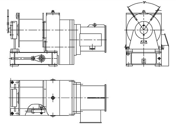 Electric Winch for Accommodation Ladder